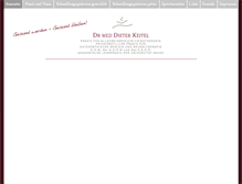 Tablet Screenshot of dr-keitel.de